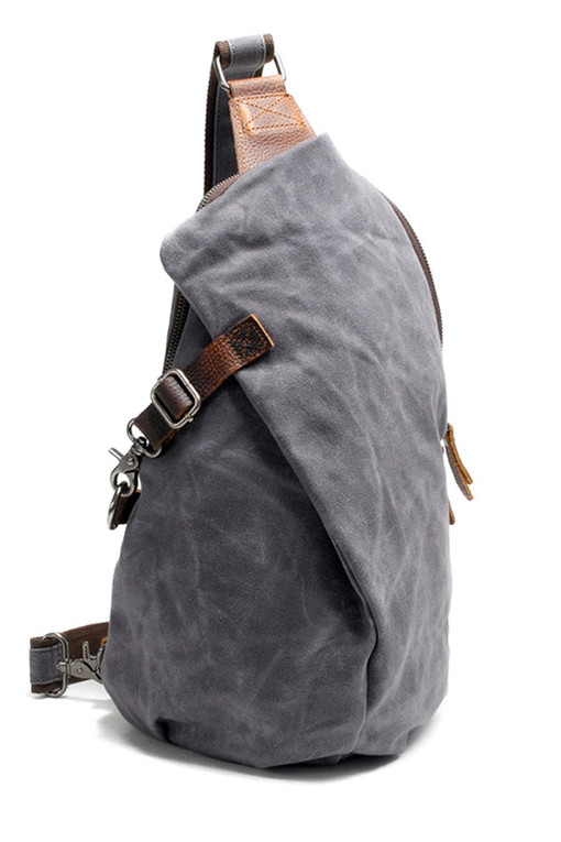 Waterproof retro one shoulder backpack
