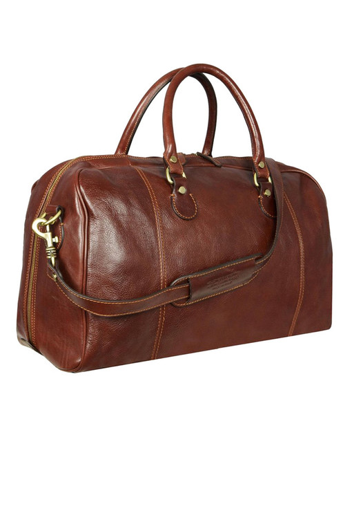 Leather vintage travel bag