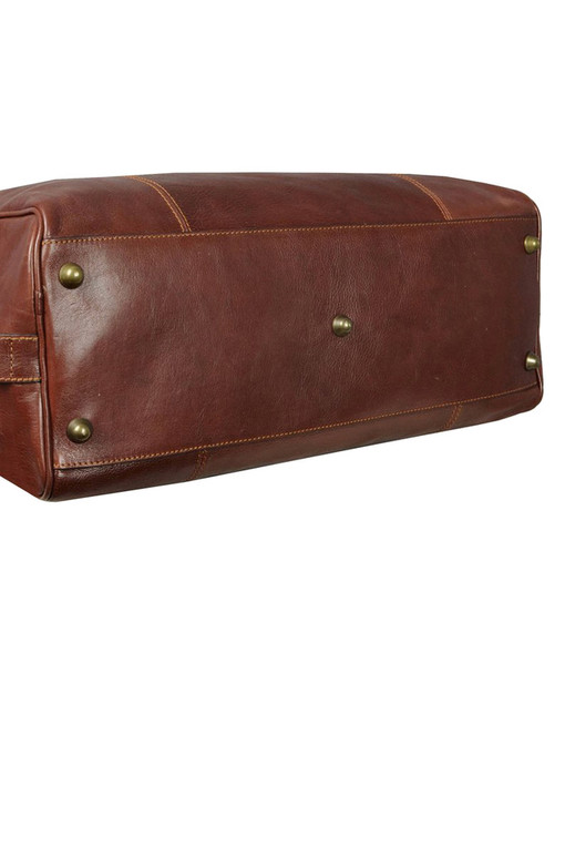 Leather vintage travel bag