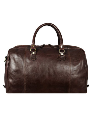 Retro genuine leather travel bag Design timeless vintage style made of genuine calfskin combines time-tested design and