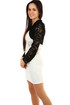 Women's bolero with lace and long sleeves