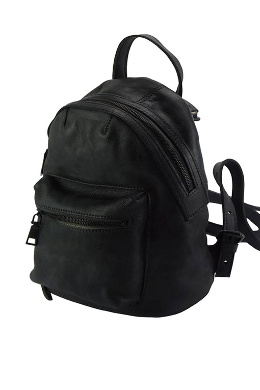 Ladies genuine leather backpack