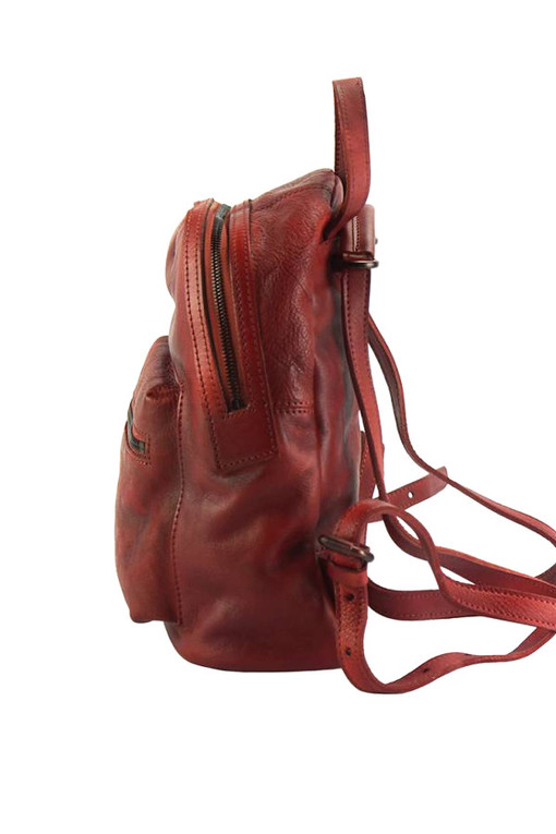 Ladies genuine leather backpack