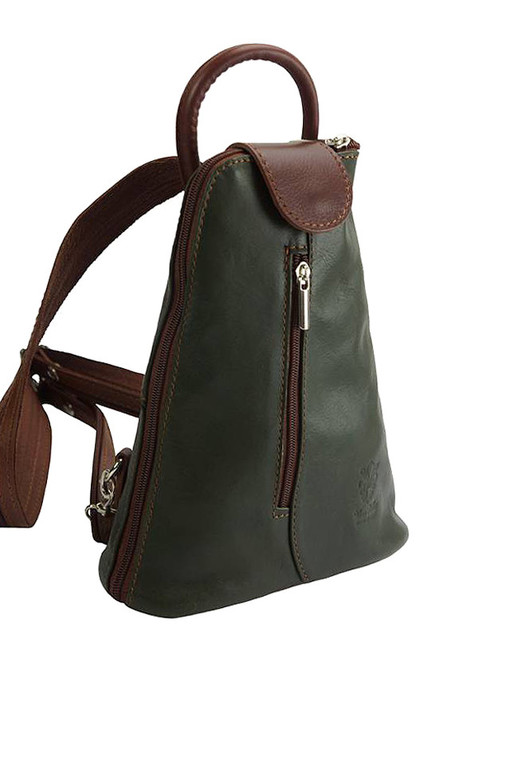 Urban leather backpack 2 in 1