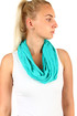 Women's single color circular scarf