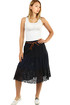 Women's summer skirt with lace
