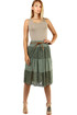 Women's summer skirt with lace