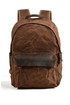 Canvas leather backpack