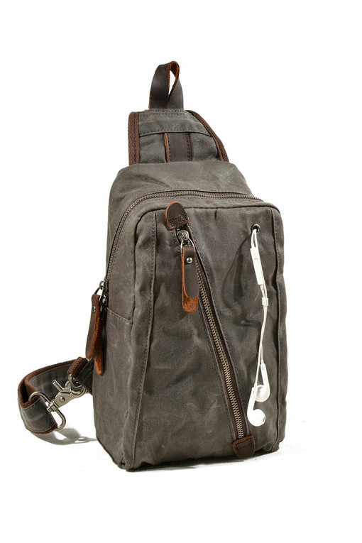 Urban canvas one shoulder backpack