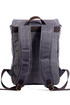 Waterproof canvas backpack in retro design