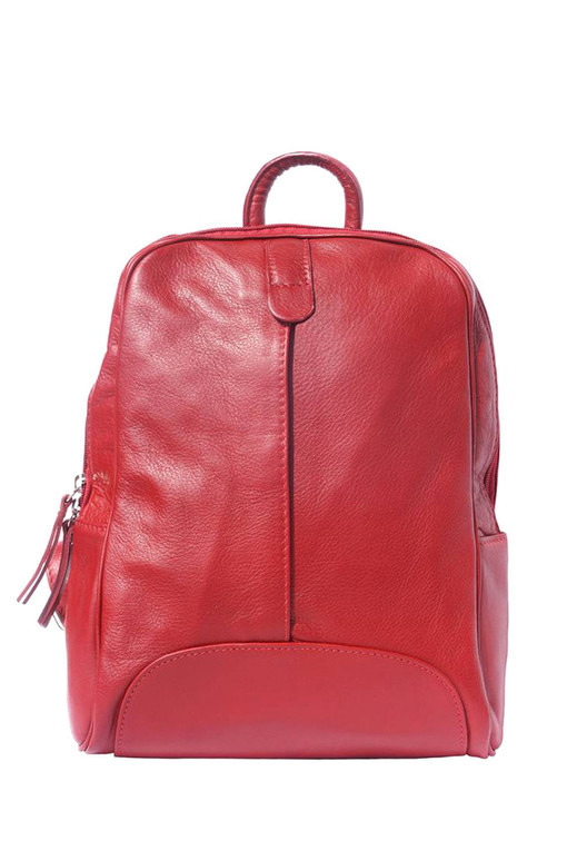 Urban backpack made of genuine leather