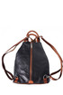 Women's city backpack made of genuine leather 2 in 1