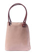 Women's leather city handbag