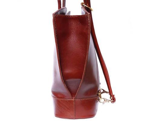 Urban women's bag made of genuine leather 3 in 1