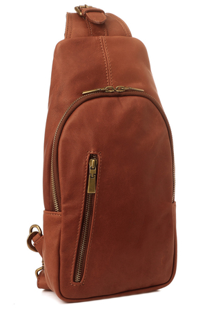 Unisex genuine leather crossbody handbag made in Italy. The crossbody handbag will leave your hands free. Safe for public
