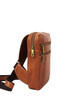 Leather crossbody handbag
