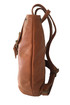 Ladies monochrome genuine leather backpack
