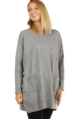 Oversized knit dress / sweater - fashionable casual cut is very comfortable to wear. comfortable material - thinner knit