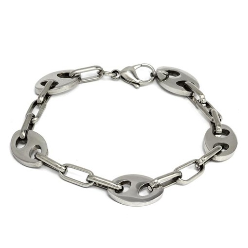 Unisex surgical steel bracelet