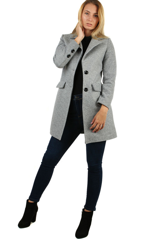 Women's classic monochrome coat