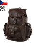 Genuine Leather Travel Backpack - Made in the Czech Republic
