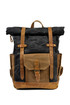 Roll Top canvas waterproof backpack