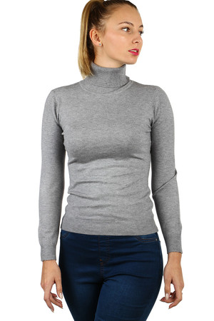 Lightweight women's turtleneck sweater will be an indispensable addition to your minimalist wardrobe. long sleeve normal