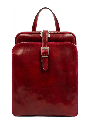 Vintage original women's backpack - genuine leather bag in premium quality Design Timeless full leather backpack - handbag