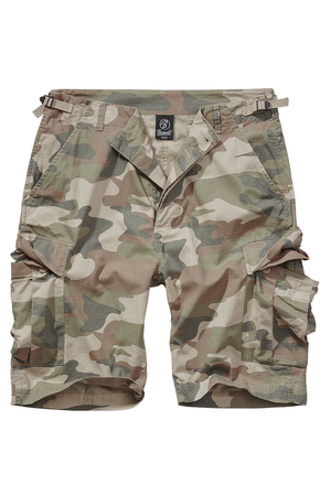 High quality cotton camouflage shorts for every male adventure from the German company Brandit. made of RIPSTOP fabric -
