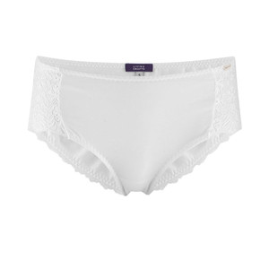 Women's lace panties of the German brand LIVING CRAFTS made of 100% organic cotton one color design a small 5% amount of