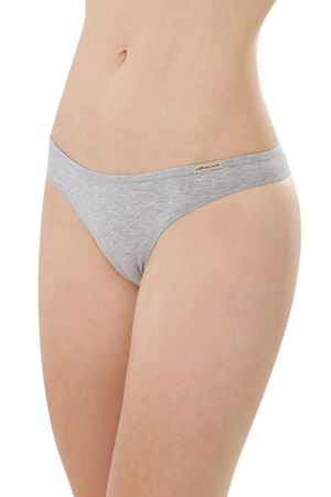 One-color women's thong made of organic cotton by the German brand Comazo / earth suitable for tight-fitting clothing thanks
