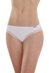 Women's organic cotton panties with lace