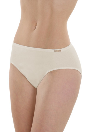 Women's one-color eco panties without elastane by the German brand Comazo / earth comfortable high cut without side seams