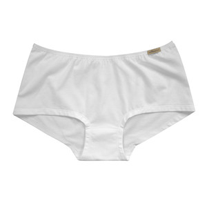 Women's eco-panties of French style by the German brand Comazo / earth one color design higher hip cut thin, flat rubber sewn