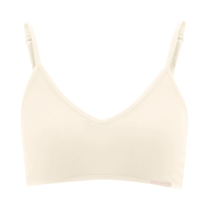 Women's sports bra made of fine organic cotton from the German brand LIVING CRAFTS for your health and comfort without