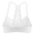 Bralette with lace made of organic cotton