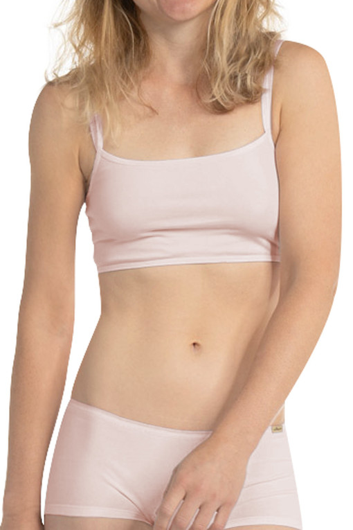 Bra without fastening made of organic cotton