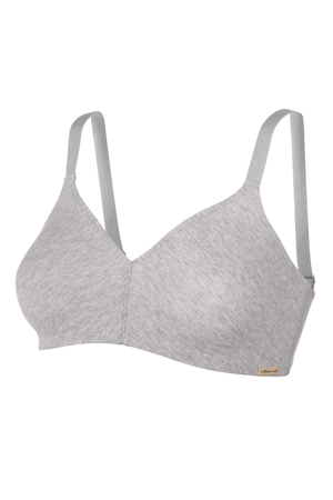 Women's one-color bra with bracelet made of organic cotton from the German brand Comazo / Earth organic cotton two-layer soft