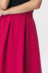 Women's midi skirt with folds