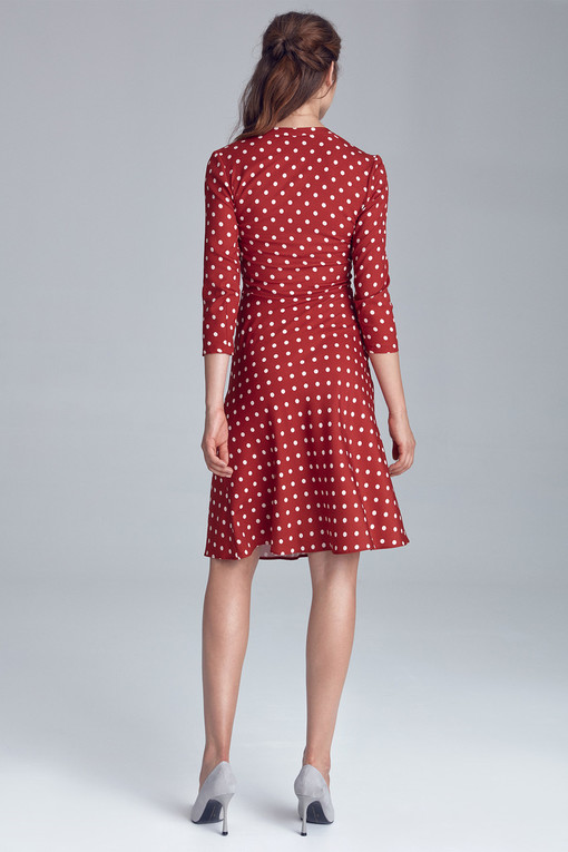 Women's polka dot formal dress