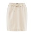 Women's linen skirt with organic cotton