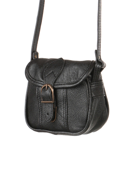 Women's mini crossbody handbag made of genuine leather