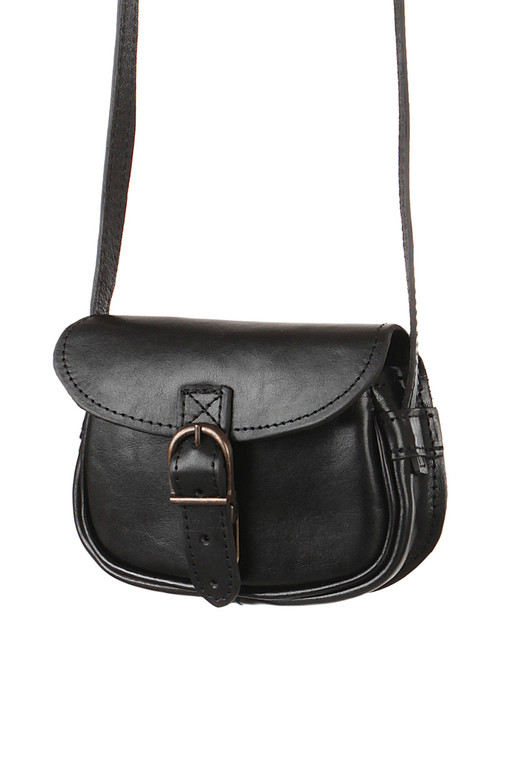 Women's mini crossbody leather handbag