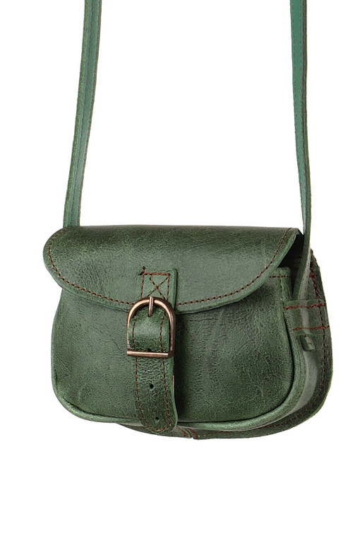 Women's mini crossbody leather handbag
