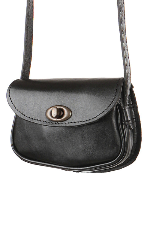 Vintage mini leather handbag