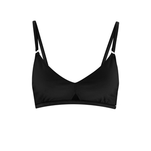 Women's bra with triangular cups from the German brand LIVING CRAFTS without bones small cut between the cupcakes without