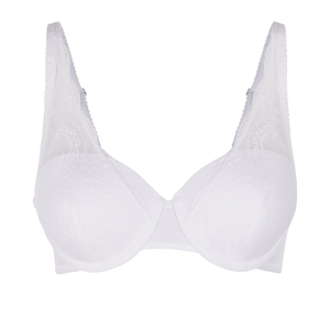 Women's lace bra made of organic cotton with a modern cut from the German manufacturer Comazo one color design adjustable