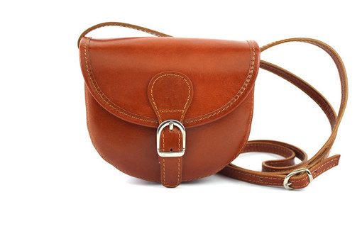 Women's crossbody leather handbag