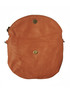 Women's leather handbag with fringes