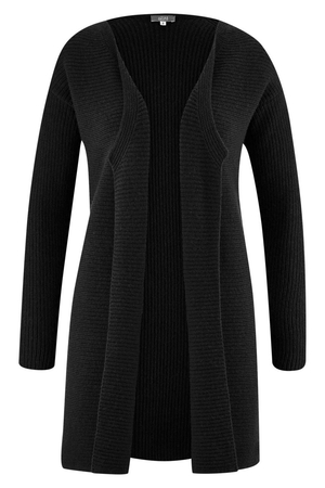 Warm women's ECO sweater without fastening from the collection of sustainable fashion of the German brand LIVING CRAFTS